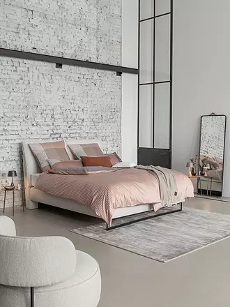 JOOP | Satin Bettwäsche DIVIDED 2x 70x90cm / 200x200cm Blush | 